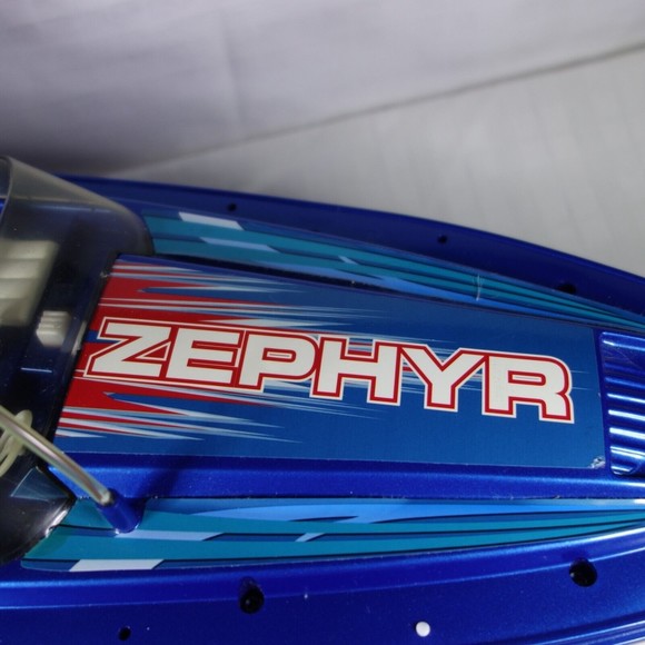 Nikko Zephyr Blue Radio Control RC Boat 27 MHz #300073 WORKING - Picture 14 of 16